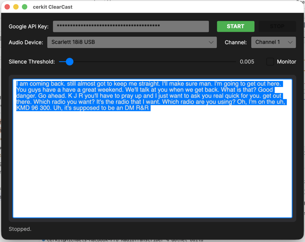 Image 2-27-26 at 8.08 PM First recorded conversation with cerkit ClearCast